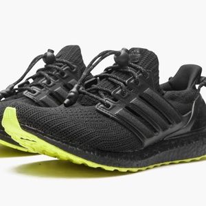 ivy park x ultraboost 'black hi-res yellow'
